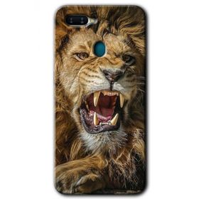 Oppo AX7 King Lion Baskılı Uyumlu Silikon Kılıf