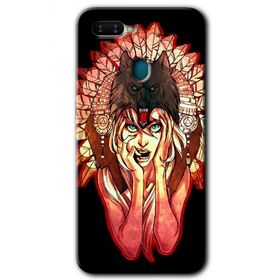 Oppo AX7 Kurt Kız Baskılı Uyumlu Silikon Kılıf