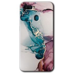 Oppo AX7 Liquid Mermer Baskılı Uyumlu Silikon Kılıf