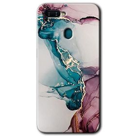Oppo AX7 Liquid Mermer Baskılı Uyumlu Silikon Kılıf