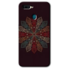 Oppo AX7 Mandala Flower Wal Baskılı Uyumlu Silikon Kılıf