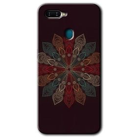 Oppo AX7 Mandala Flower Wal Baskılı Uyumlu Silikon Kılıf