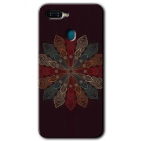 Oppo AX7 Mandala Flower Wal Baskılı Uyumlu Silikon Kılıf
