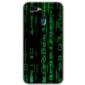 Oppo AX7 Matrix Baskılı Uyumlu Silikon Kılıf