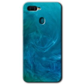 Oppo AX7 Mavi Aura Baskılı Uyumlu Silikon Kılıf