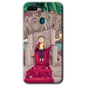 Oppo AX7 Morty Baskılı Uyumlu Silikon Kılıf