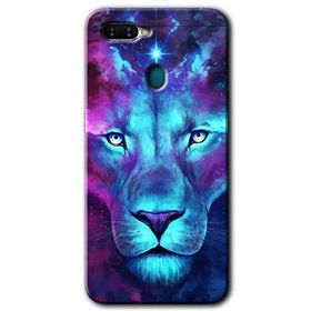 Oppo AX7 Neon Lion Baskılı Uyumlu Silikon Kılıf