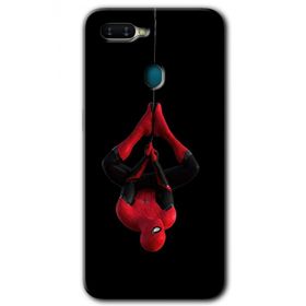 Oppo AX7 Örümcek Adam Baskılı Uyumlu Silikon Kılıf