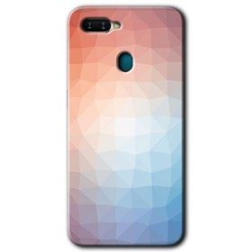 Oppo AX7 Polygon Graident 3 Baskılı Uyumlu Silikon Kılıf