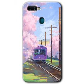 Oppo AX7 Rails Paint Baskılı Uyumlu Silikon Kılıf