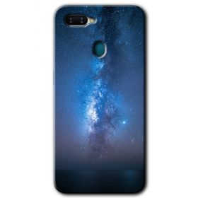 Oppo AX7 Samanyolu Baskılı Uyumlu Silikon Kılıf