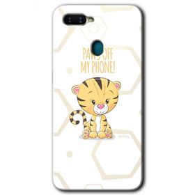 Oppo AX7 Sevimli Kedi 1 Baskılı Uyumlu Silikon Kılıf
