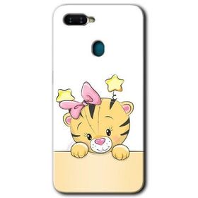 Oppo AX7 Sevimli Kedi Baskılı Uyumlu Silikon Kılıf