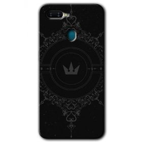 Oppo AX7 Siyah Mandala 1 Baskılı Uyumlu Silikon Kılıf