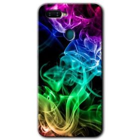 Oppo AX7 Smoke Colorful Baskılı Uyumlu Silikon Kılıf