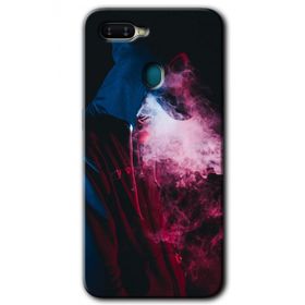 Oppo AX7 Smoke Man Baskılı Uyumlu Silikon Kılıf