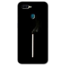 Oppo AX7 Sönmüş Kibrit Baskılı Uyumlu Silikon Kılıf