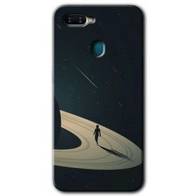 Oppo AX7 Space Planet Baskılı Uyumlu Silikon Kılıf