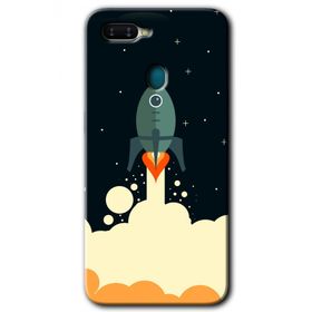 Oppo AX7 Space Smoke Baskılı Uyumlu Silikon Kılıf
