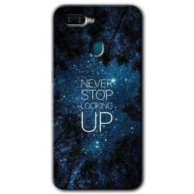 Oppo AX7 Stars Wallpaper Baskılı Uyumlu Silikon Kılıf