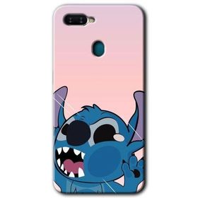 Oppo AX7 Stitch Baskılı Uyumlu Silikon Kılıf