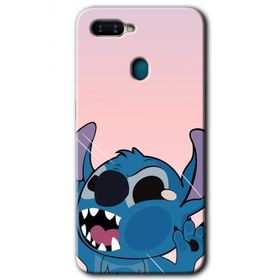 Oppo AX7 Stitch Baskılı Uyumlu Silikon Kılıf
