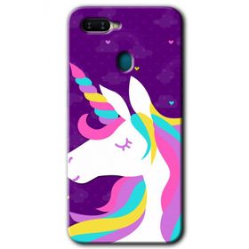 Oppo AX7 Unicorn Sleep Baskılı Uyumlu Silikon Kılıf