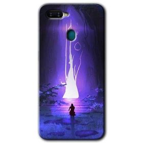 Oppo AX7 Wanderer Silhouette Baskılı Uyumlu Silikon Kılıf
