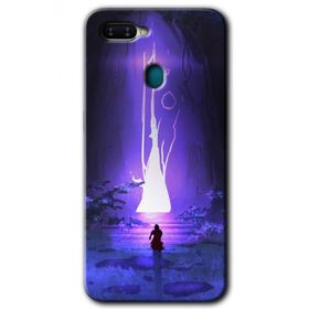 Oppo AX7 Wanderer Silhouette Baskılı Uyumlu Silikon Kılıf