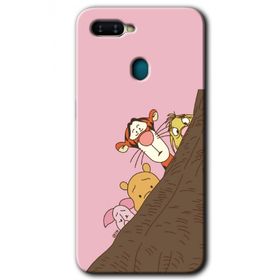 Oppo AX7 Winnie the Pooh Baskılı Uyumlu Silikon Kılıf