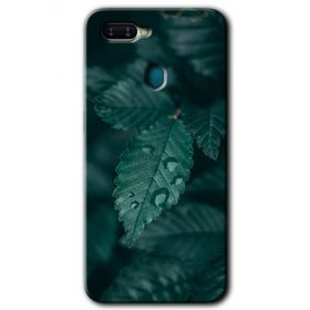 Oppo AX7 Yağmurlu Yaprak Baskılı Uyumlu Silikon Kılıf