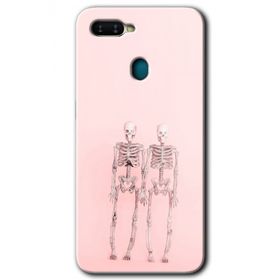 Oppo AX7 Yaşayan Çift Baskılı Uyumlu Silikon Kılıf