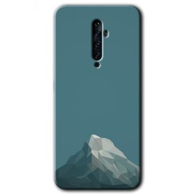 Oppo Reno 2Z Alone Mountain Baskılı Uyumlu Silikon Kılıf