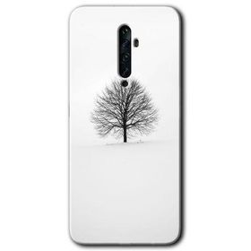 Oppo Reno 2Z Alone Tree Baskılı Uyumlu Silikon Kılıf