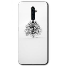 Oppo Reno 2Z Alone Tree Baskılı Uyumlu Silikon Kılıf