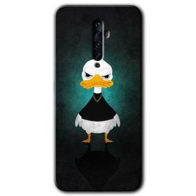 Oppo Reno 2Z Angry Duck Baskılı Uyumlu Silikon Kılıf