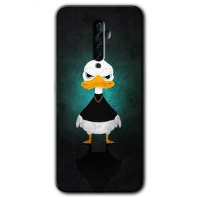 Oppo Reno 2Z Angry Duck Baskılı Uyumlu Silikon Kılıf