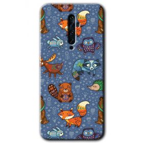 Oppo Reno 2Z Animals Funny Baskılı Uyumlu Silikon Kılıf