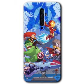 Oppo Reno 2Z Avengers Cartoon Baskılı Uyumlu Silikon Kılıf