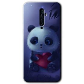 Oppo Reno 2Z Bebek Panda Baskılı Uyumlu Silikon Kılıf