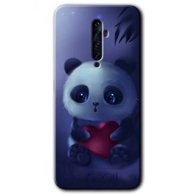 Oppo Reno 2Z Bebek Panda Baskılı Uyumlu Silikon Kılıf