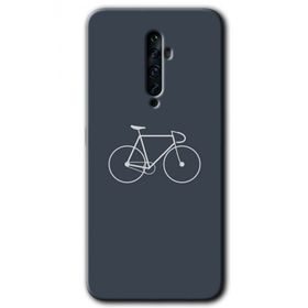 Oppo Reno 2Z Bike Baskılı Uyumlu Silikon Kılıf