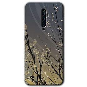 Oppo Reno 2Z Branches Flowers Baskılı Uyumlu Silikon Kılıf