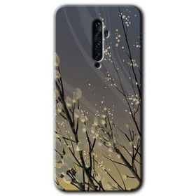 Oppo Reno 2Z Branches Flowers Baskılı Uyumlu Silikon Kılıf