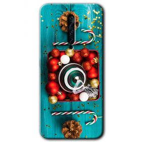 Oppo Reno 2Z Christmas Baskılı Uyumlu Silikon Kılıf