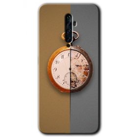 Oppo Reno 2Z Clocks Artwork Baskılı Uyumlu Silikon Kılıf