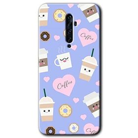 Oppo Reno 2Z Coffee Cake Baskılı Uyumlu Silikon Kılıf