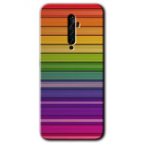 Oppo Reno 2Z Colorful Lines Baskılı Uyumlu Silikon Kılıf