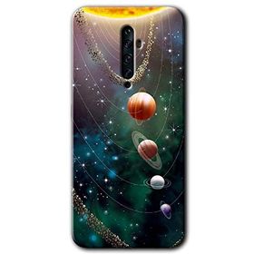 Oppo Reno 2Z Cosmos Baskılı Uyumlu Silikon Kılıf