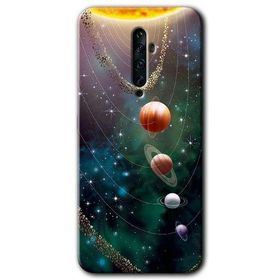 Oppo Reno 2Z Cosmos Baskılı Uyumlu Silikon Kılıf